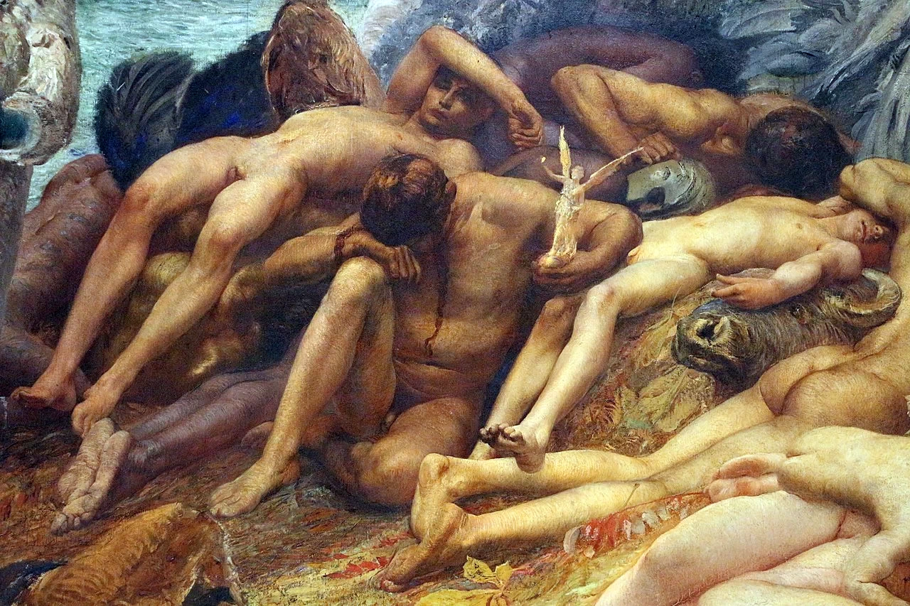 Diana di Efeso e gli schiavi - Galleria Nazionale d'Arte Moderna e Contemporanea, Roma, dettaglio 2